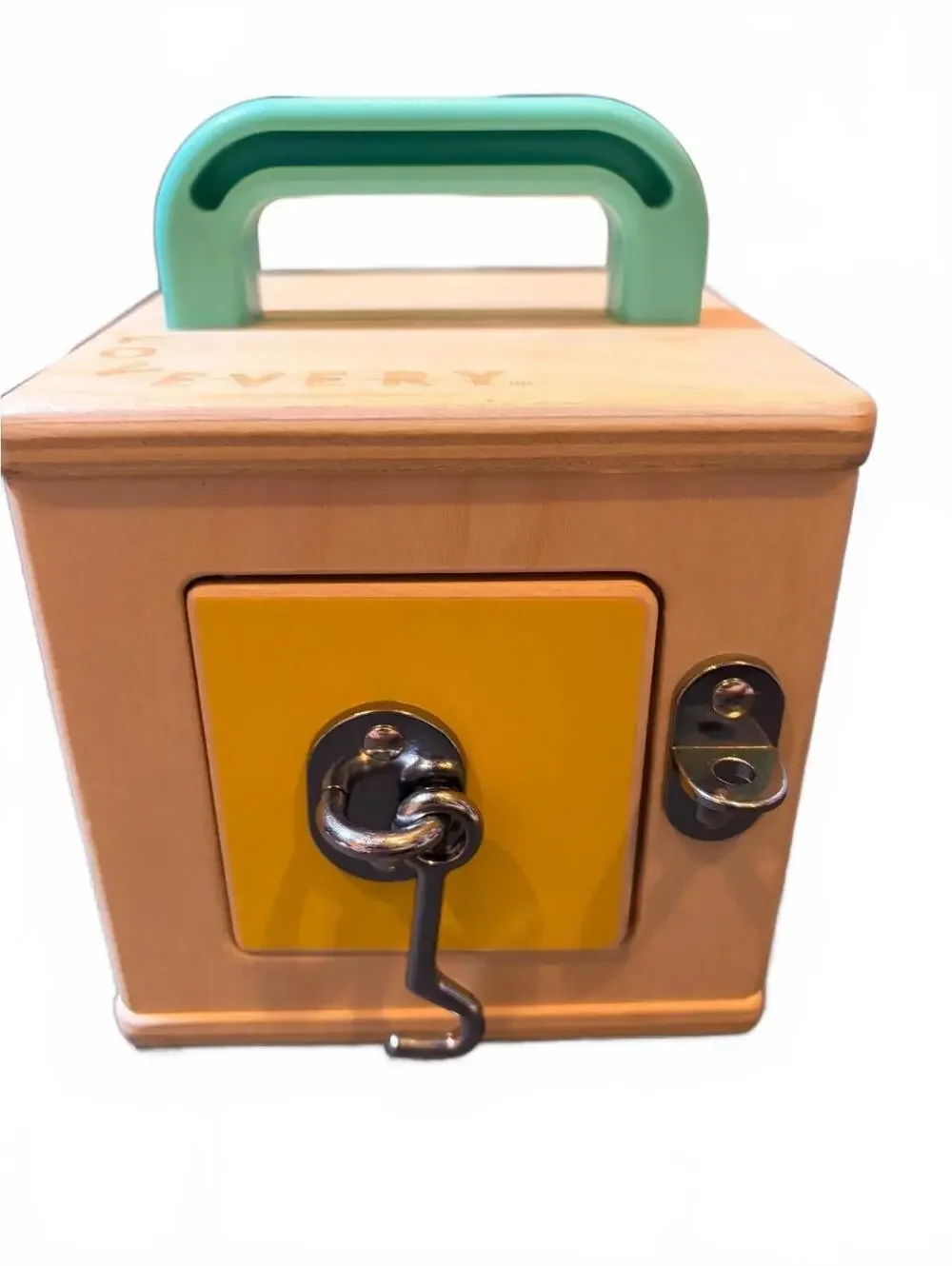Lovevery The Lockbox Wooden Montessori Toddler Latch Toy from Adventurer Kit